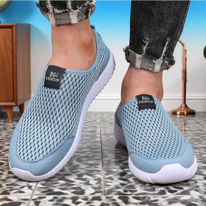 Scarpe da Corsa da Uomo in Rete Traspiranti Leggere Antiscivolo Scarpe Piatte Donna Tenis Vulcanizzate Scarpe da Passeggio Zapatillas De Deporte