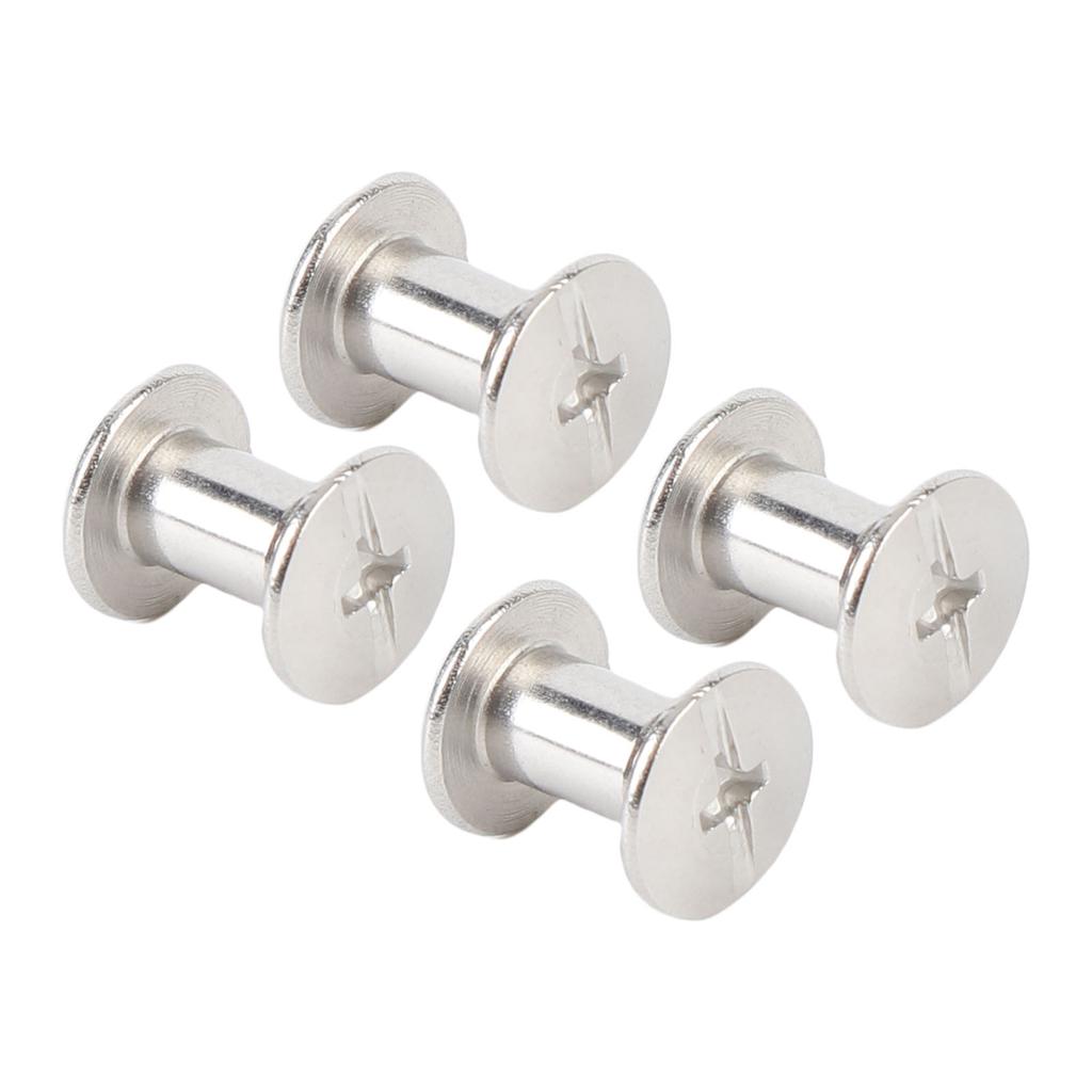 50 Set Nituri cu Șuruburi cu Cap Rotund M4 Oțel Inoxidabil Multifuncțional Stâlpi de Legare Cărți Cui