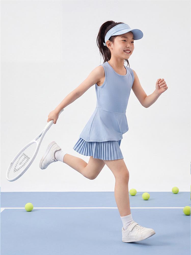 Girls' Pleated Tennis Skirt - Quick-Dry, Anti-Exposure Summer Sports Skirt 2026