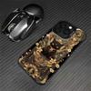 Lucky Cat Mobile Phone Case Is Suitable for Apple 16 Guochao Iphone16promax Gilt 16 Rich 15 Niche Cats