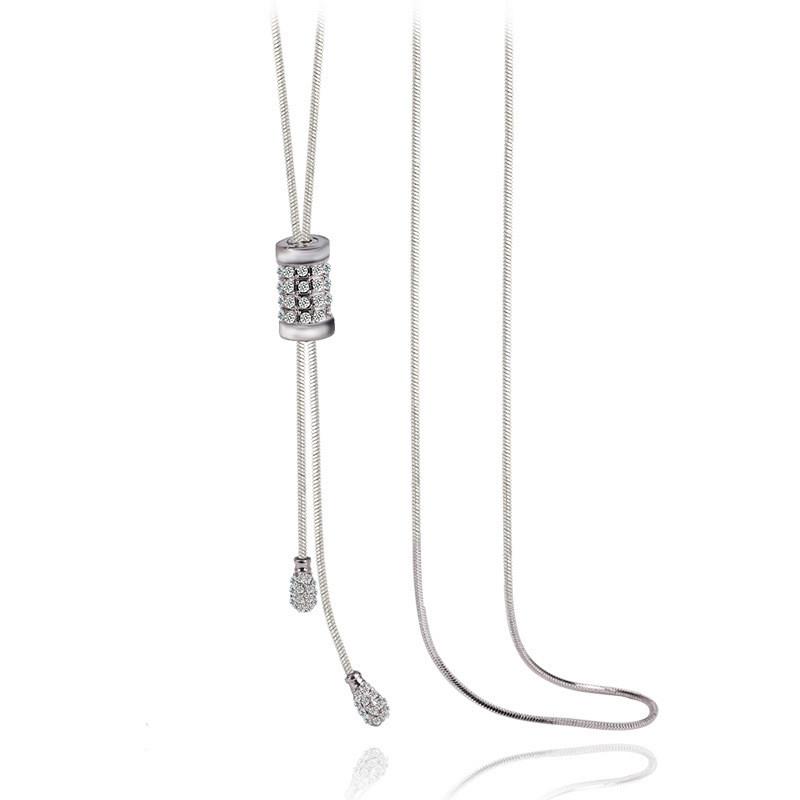Korean Timeless Inspired Long Sweater Chain Necklace For Women With Unique Design Ideal For Fashion Styles Forward