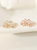 Minimalpiercing 14K Twin Flower Piercing Earrings