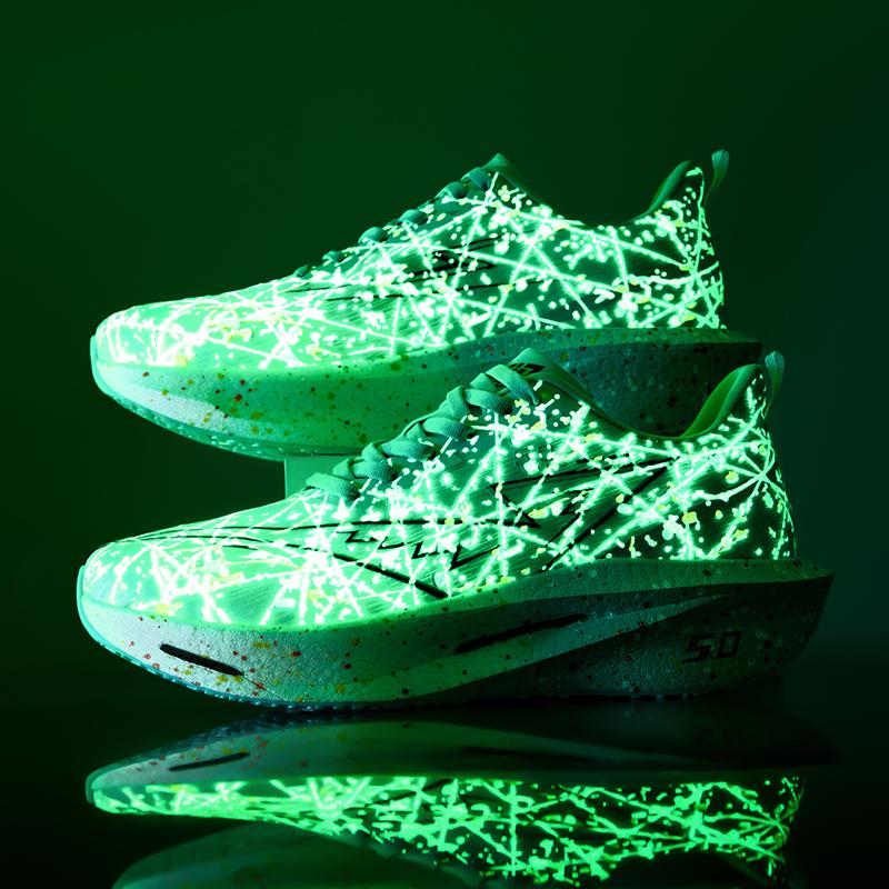 Lightweight Running Sports Shoes Men Women Damping Sneakers Breathable Mesh Trainers Anti-slip Tennis Basketball Training Shoes