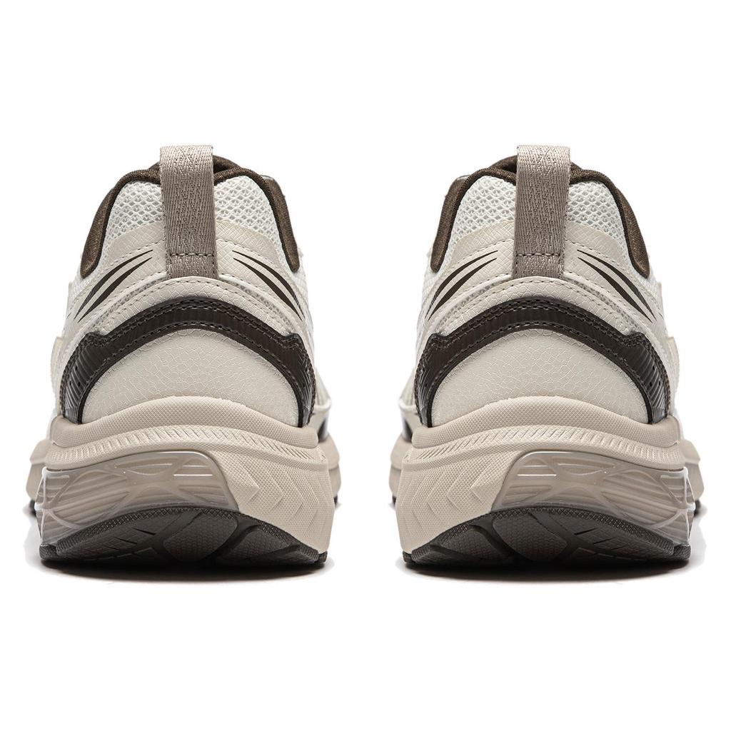 New LiNing Shake 1.0 V3 Cushioning Low Top Sprint Running Shoes Men's White Umber ARXU003-2