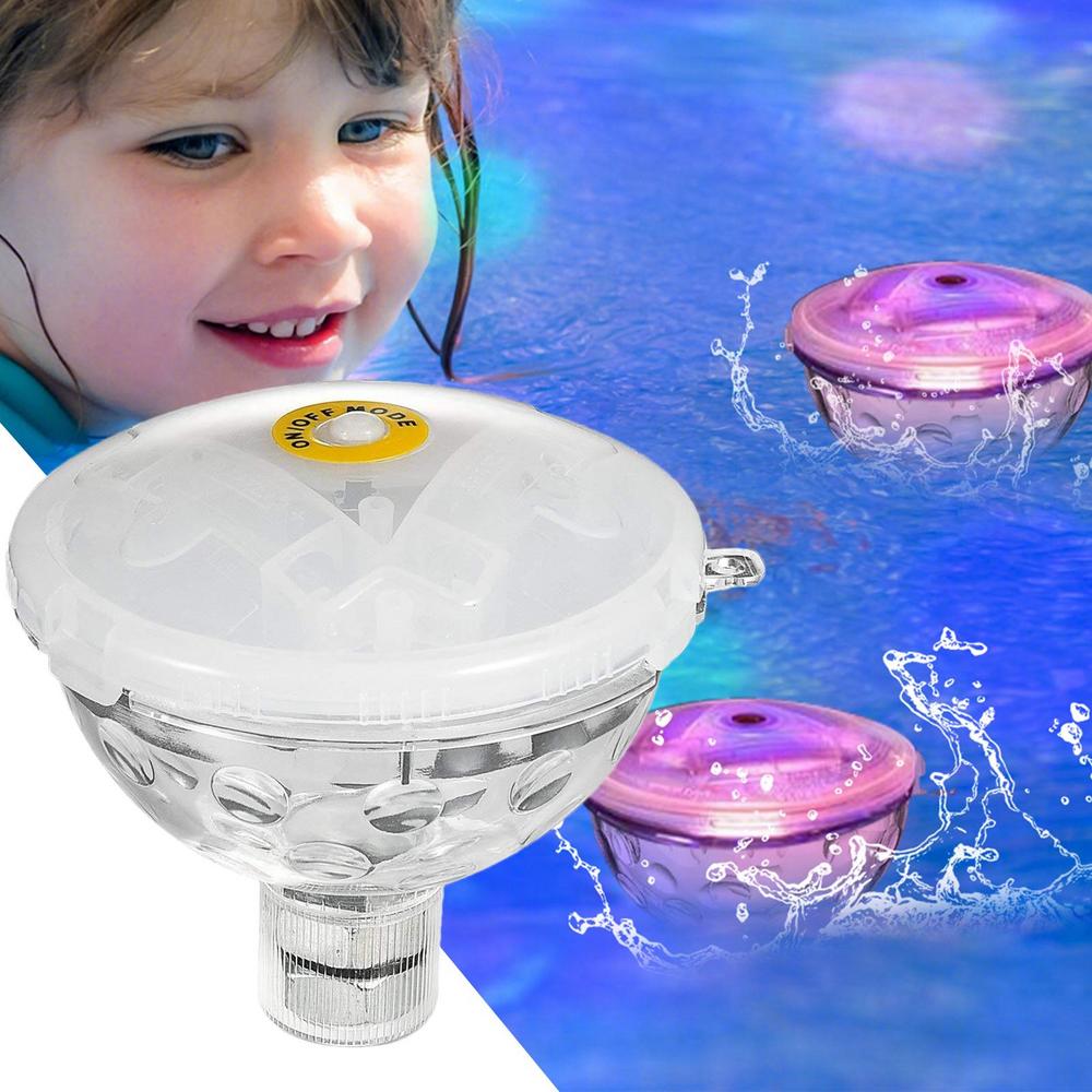 LED Pool Lights Waterproof Light Up Pool Floats 5 Lighting Modes LED Bathtub Lighting Swimming Pond Atmosphere Lamp For Party