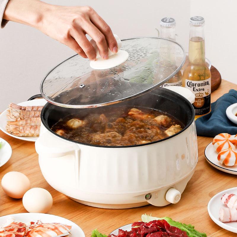 Multifunctional Electric Cooker: Rice Cooker, Steamer, Frying Pan, and Heating Pot