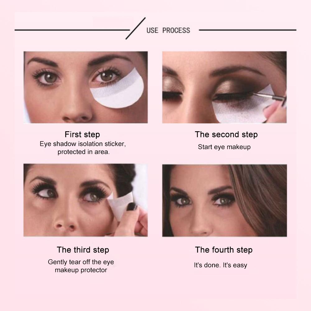 30PCS Eye Shadow Stencils Eyeshadow Pad Patches Eyeshadow Stickers