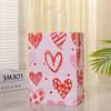 5pcs Love Theme Paper Handbag Valentine'S Day Gift Bag Birthday Girls Lady Birth Favors Red Anniversary Party Supply