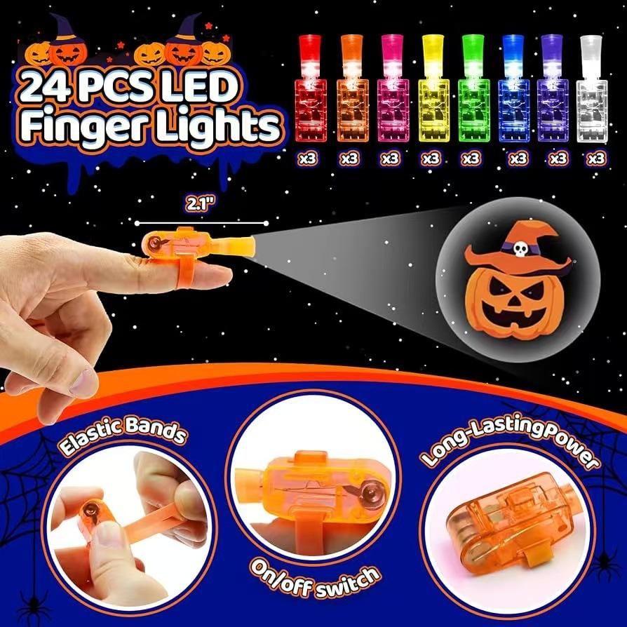 Halloween Advent Calendar Projection Flashlight, 24 Spooky Patterns, Kids Glow Toy Gift, Ghost-Hunting Adventure Light for Children
