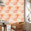 Ink wallpaper cream, peach, white and gold 50x1000