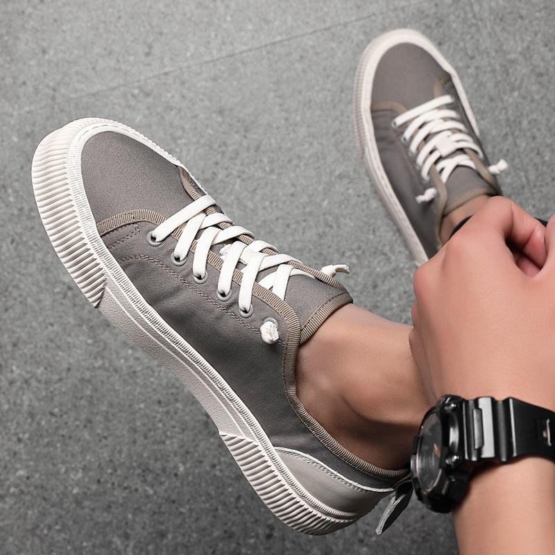 Fashion Arrival Canvas Shoes Men Spring Summer Casual Canvas Shoes For Men Flats Men Shoes Driving Sneakers Men Shoes2024