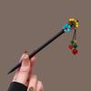 Antique Wooden Hairpin Women's Elegant Hair Stick New Chinese Simple Cheongsam Hairpin Headwear Jewelry Hair Accessories