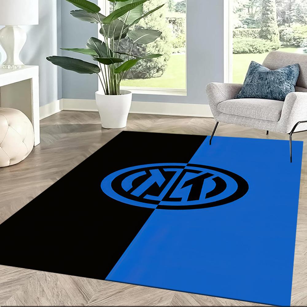 Inter Milan Floor Rug Office Rug Suitable For Hallway Dining Room Decorate Room Dormitory Antislip Carpet Office Home Decor