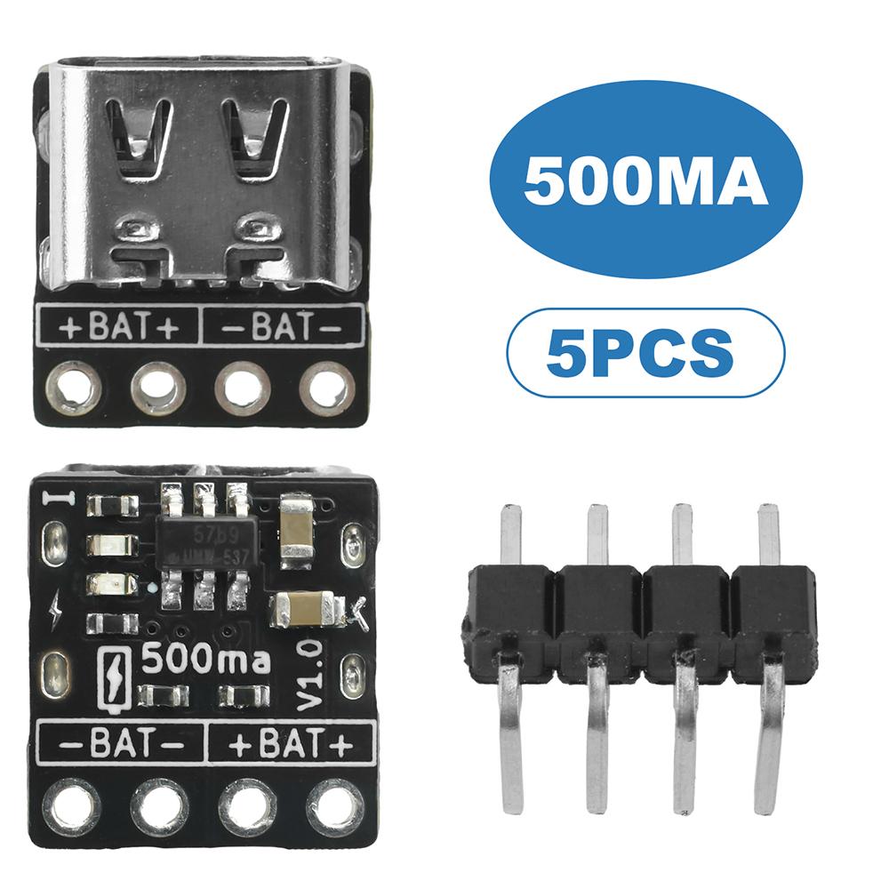 DC 5V MINI Single-Cell Lithium Battery Charging Module Suitable for Lithium Batteries/Lithium Iron Phosphate Batteries