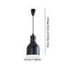 Lampe Chauffante pour Aliments Ampoule E27 Non Incluse Longueur Réglable 70-160cm Lampe Chauffante pour Aliments pour Buffet Traiteur Plats Chauds Restaurant Poulet