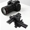 Aluminium 4-weg Macro Focus Rail Slider met 1/4 Schroef voor Camera Directionele Regulator Macro Beugel Slider