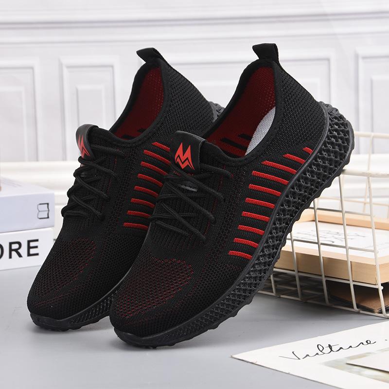 Fashion Shoes 2024 Fashion Women's Flats Casual Sport Shoes Women Slip On Soft Shoes Ladies Breathable Walking Mesh Platform Sneakers