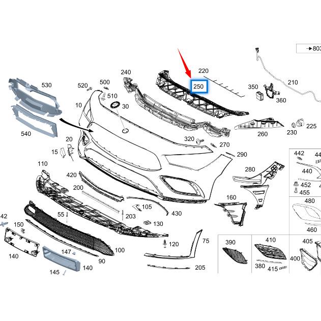 Mercedes-Benz CLA C118 Basic Bracket 1188854500