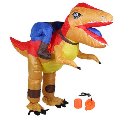 Dinosauří nafukovací halloweenský kostým pro dospělé Dítě s dmychadlem Vzduch Festivaly Party DekoraceX115