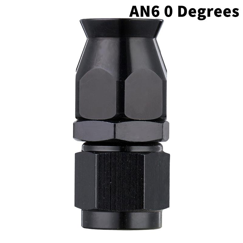 0-180 Degree An4 An6 An8 An10 Car Hose End Fitting Hose Adapter For Swivel Oil Fuel Line Aluminium Alloy