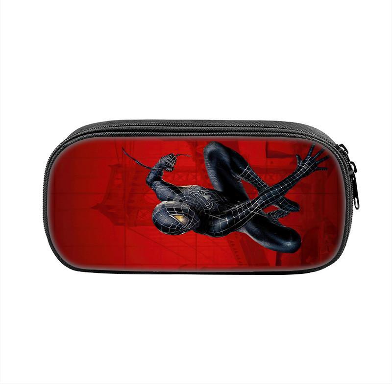Spider Man Large Capacity Nylon Pencil Case For Students And Kids