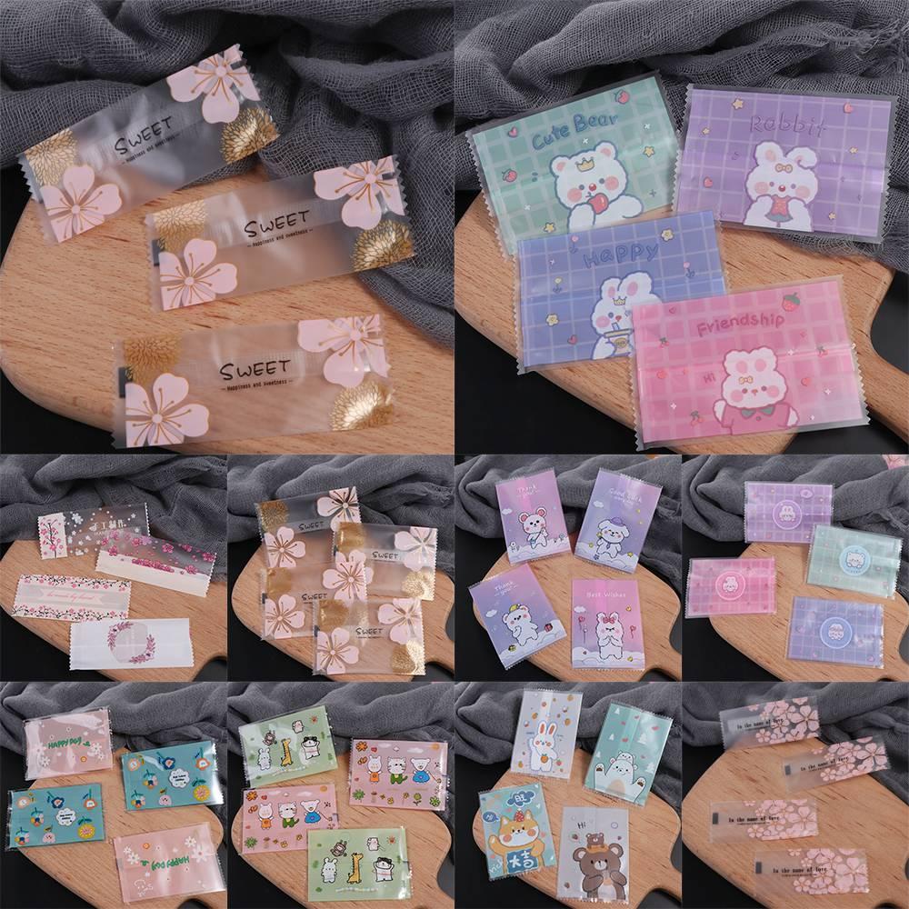 Packing Flower Elements Cherry Blossoms Bakery Decoration Candy Wrapper Nougat Sugar Bag Candy Bag