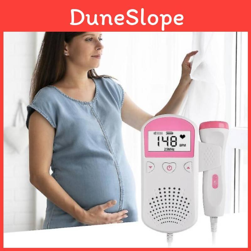Baby Fetal Doppler Heartbeat Monitor With Sound Enhancement Gel For Expecting Moms