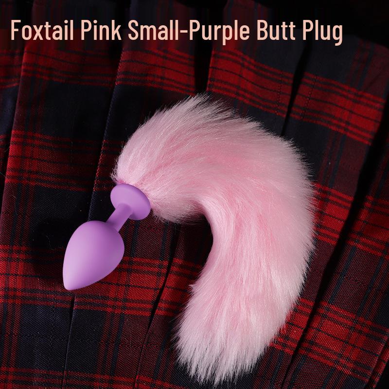 Fox Tail Mini Butt Plug - Adult SM Erotic Toy