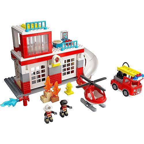 LEGO Duplo Duplo City Firefighter Helicopter 10970 Toy Block Present Infant Baby Firefighter Helicopter Boys Girls 2 years old and up