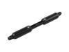 POSH FAITH Motorcycle Adjustable Handlebar Brace Shaft Length Adjustment Sold Accessories (Shaft Only), Range 147-228mm (Clamp Separately), Black,