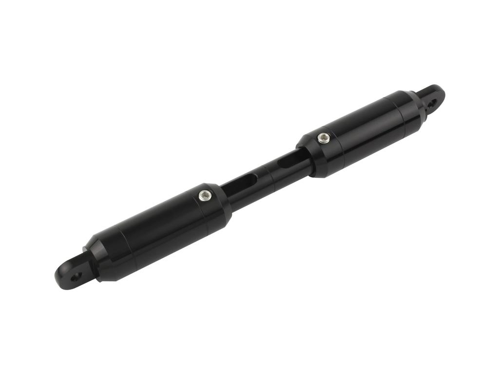 POSH FAITH Motorcycle Adjustable Handlebar Brace Shaft Length Adjustment Sold Accessories (Shaft Only), Range 147-228mm (Clamp Separately), Black,