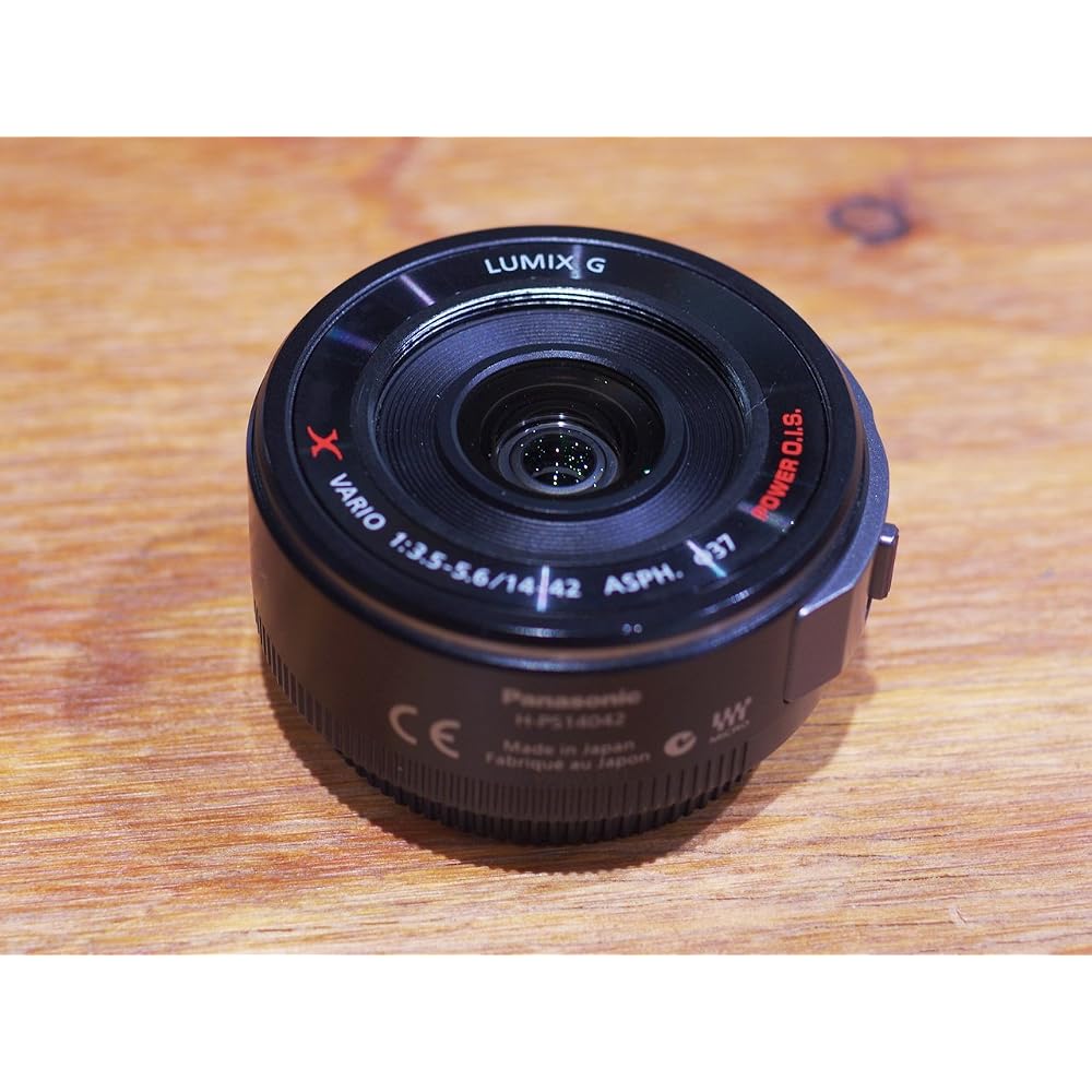 Panasonic Micro Four Thirds 14-42mm F3.5-5.6 Power Zoom Standard Lens, Black, G X VARIO PZ ASPH. POWER O.I.S. H-PS14042-K