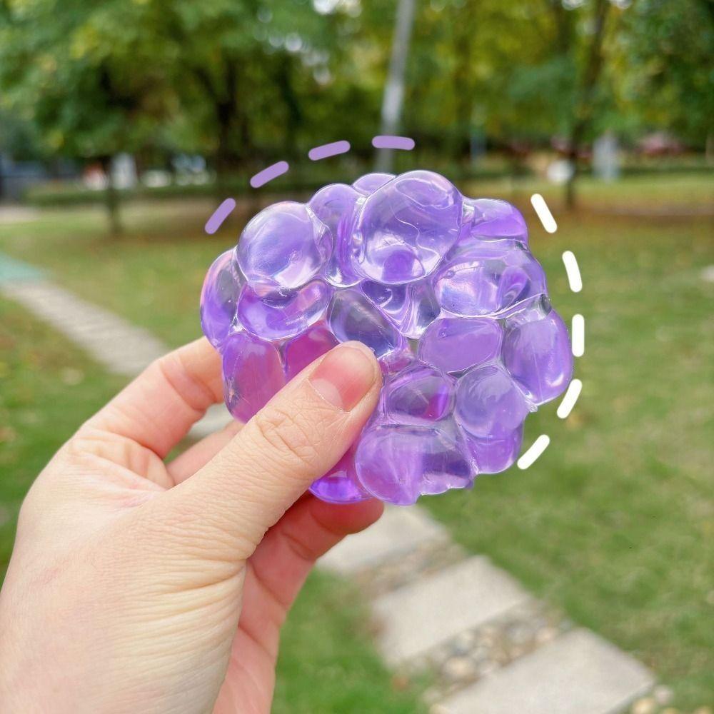 Elastic Transparent Crunchy Squeeze Toy Super Soft Pearls Squeeze Toy Children
