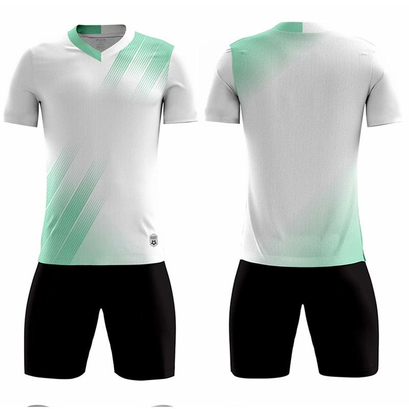 Football Suit, Short-Sleeved Game Jersey, Summer Adult Sports Training Jersey, Children'S Primary School Students, Men And Women