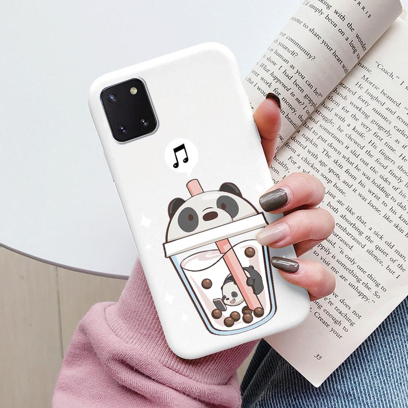 Měkké pouzdro pro telefon Samsung Galaxy Note 10 Lite Kryt na telefon Roztomilé květiny Motýl Fundas TPU Coque Pro Samsung Note 10 Lite Nárazník