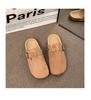 Summer Outer Wear Platform Boken Bag Head Half Slippers Women's Shoes