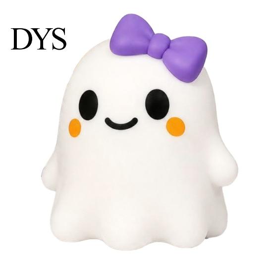 Stress Relieving Toy Halloween Bow Ghost Squeeze Toy, Relief Cartoon Sensory Toys Soft Stretchy Party Favors for Adults Kids