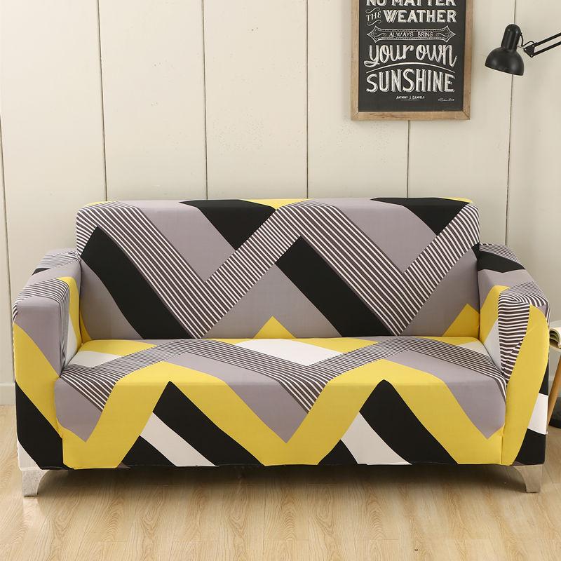 1pc Bohemian Sofa Slipcover, Non-slip Sofa Cover, Elastic Couch Cover Furniture Protector for Bedroom Office Living Room Home Decor