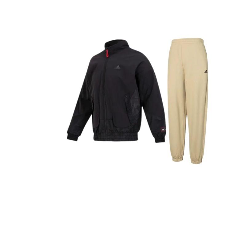 

Adidas Cny Cm Com Wv Jacket Solid Logo Stand Collar Jacket Comfortable Elastic Long Pants Casual Sports Suit Unisex Jacket, Pants, Suit IV7609+-HZ3037 M