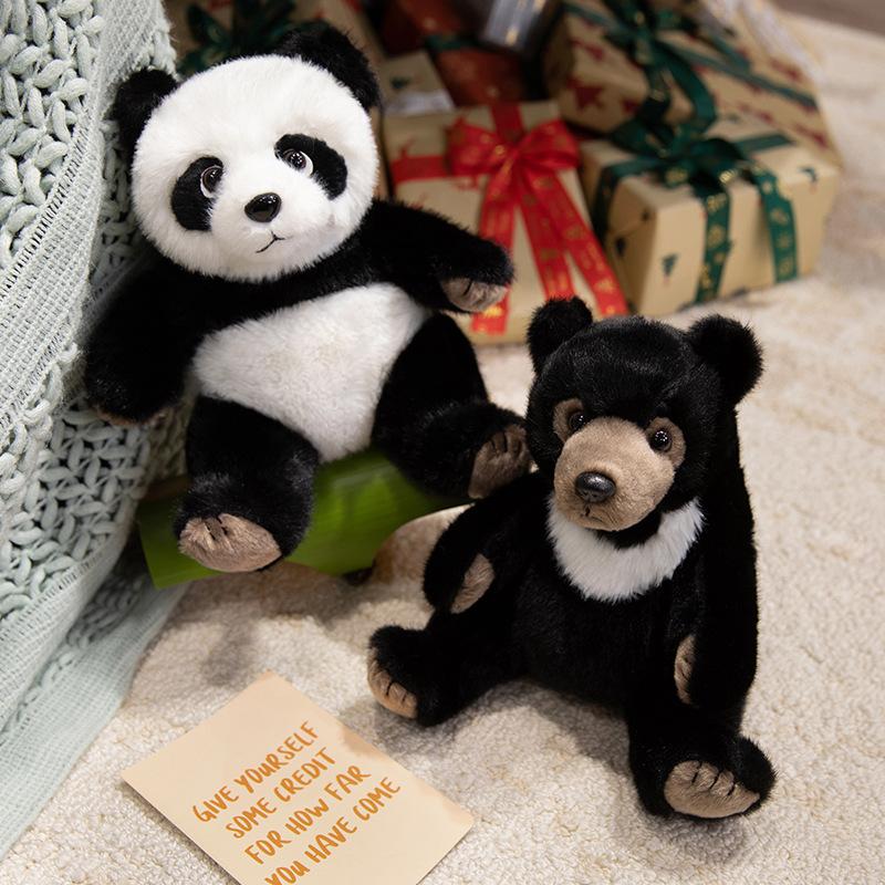 Geografie Simulation Bär Plüschtier Roter Panda Schwarzbär Tierpuppe Geburtstag Gedenkpuppe