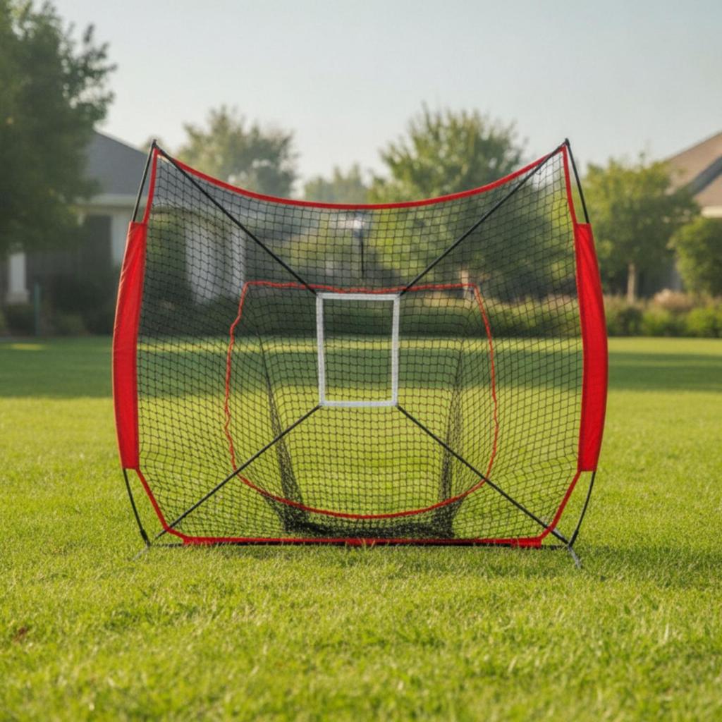 Practice Net with Target Freestanding Baseball Portable for Coaches