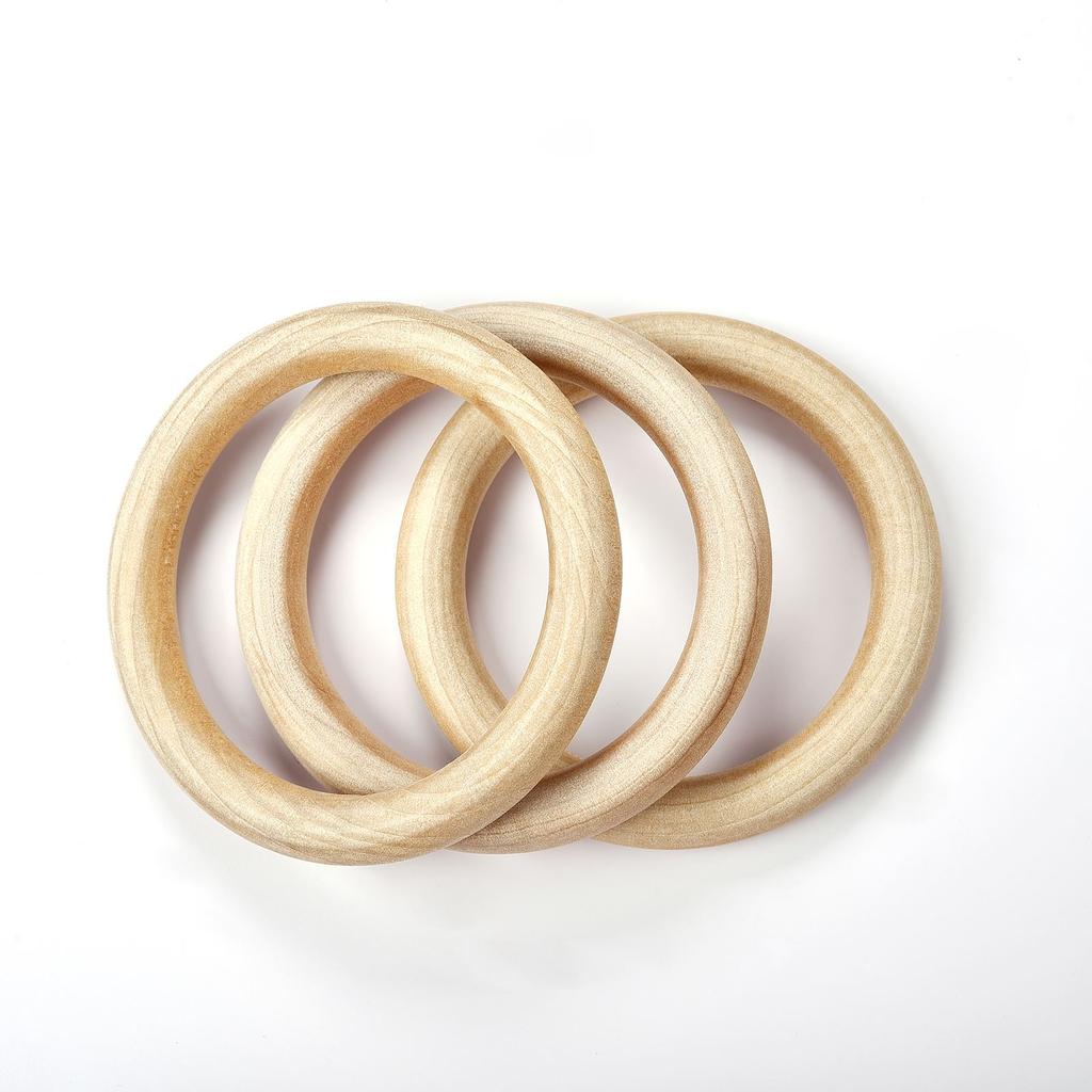 Holzring Kreis Naturholz DIY Handwerk Dekoration Baby Beißring Nagetier Beißring Montessori Spielzeug Ornamente Zubehör