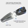 12V 120w Car Handheld Vacuum Cleaner with Digital Tire Inflator Pump Pressure Gauge LED Light Vacuum Cleaner For Home Auto 4 in 1