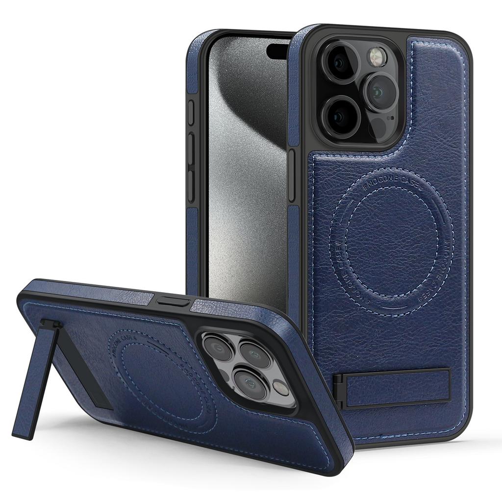 The Crystal Shield Magnetic Ring Invisible Stand Phone Case Is Suitable for the iPhone 15 Pro Max and High-end iPhone 14 Magnetic 11