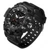 Men's Big Face Analog Digital Military Watch 50M Waterproof Shock Resistant LED Backlight