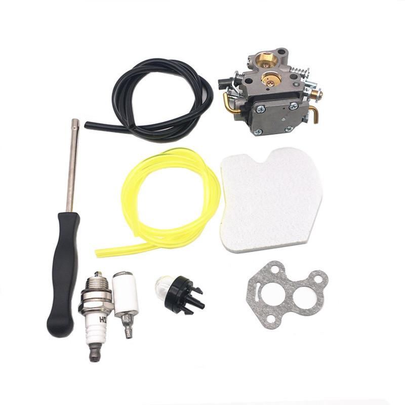 Carburetor Kit For Husqvarna 235 235E 236 240 240E JONSARED CS2238 CS2234 RED MAX MODEL GZ380 Chaaw Gasket spark plug pipe