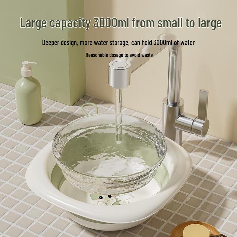 JINGRUIXIANG Cartoon Baby Folding Wash Basin