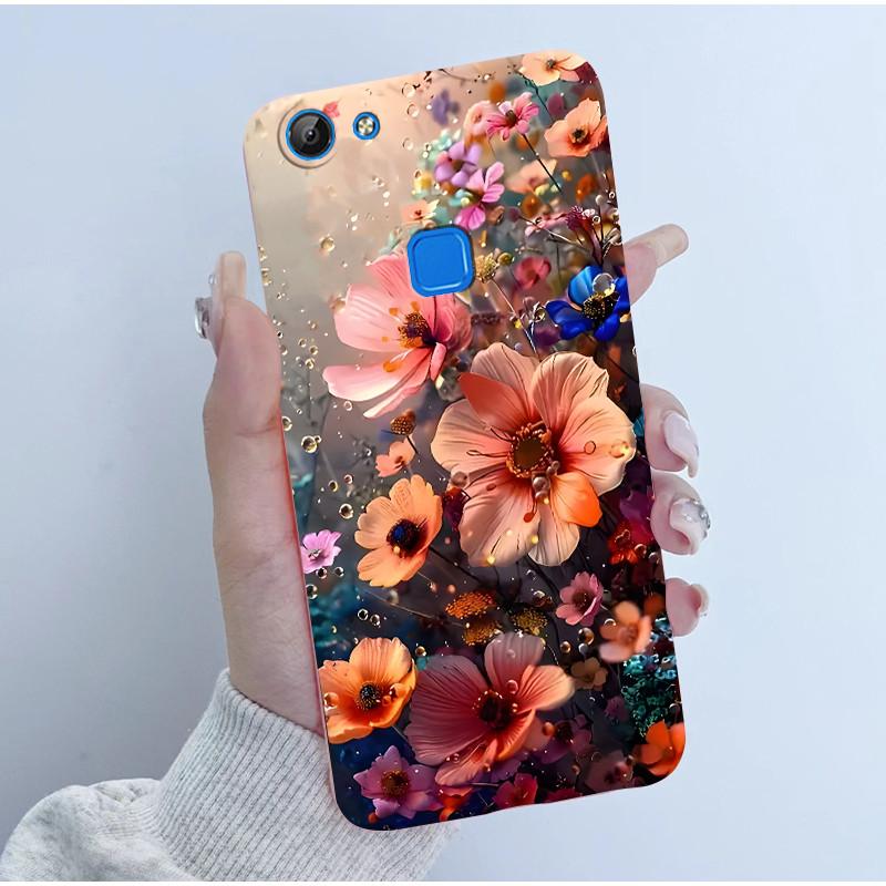 For Vivo V7 V7+ Plus Y79A Y75 Y73 Y79 1716 1718 Phone Case Cute Astronaut Panda Flowers Candy Soft Silicone TPU phone Case Cover