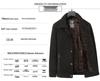 Woodpecker Dad Winter Coat Set: Warm Fleece-Lined Jacket for Middle-Aged and Elderly Men