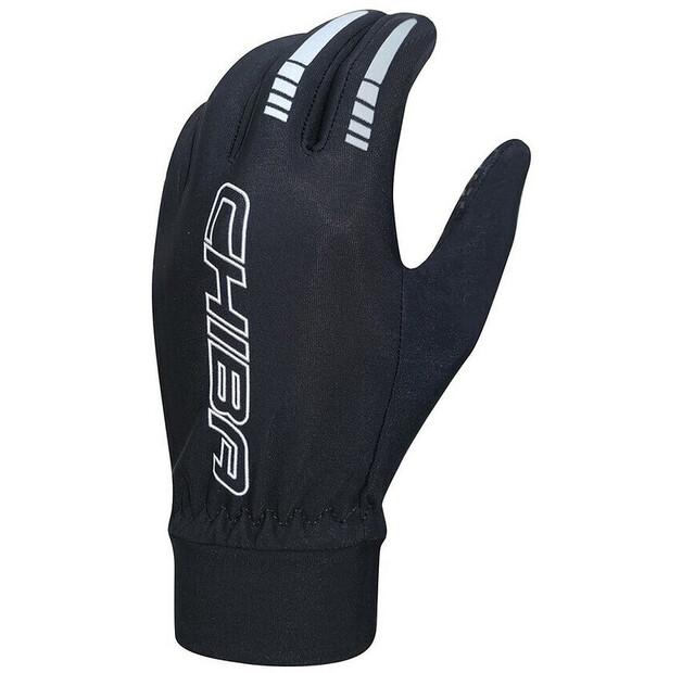 Велосипедные перчатки Chiba Thermofleece Waterpro (черные) M
